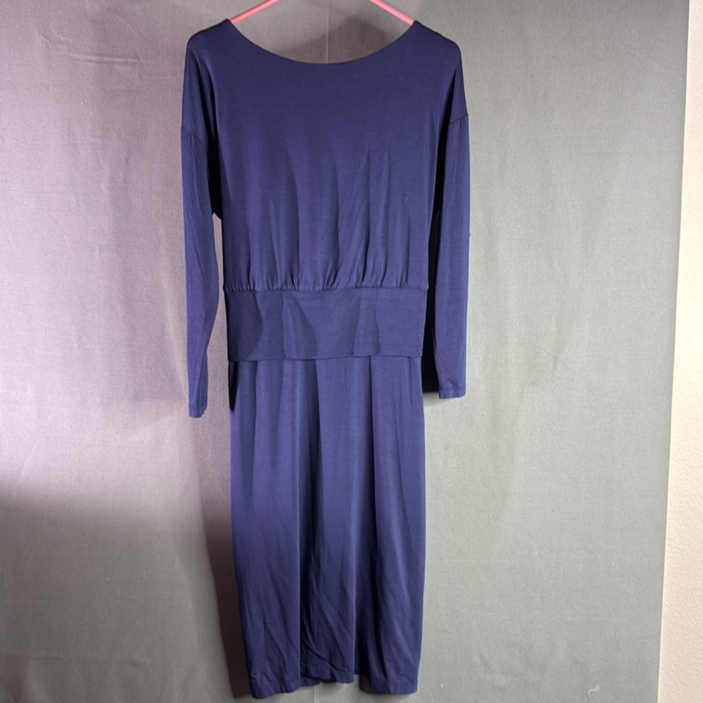MM. La Fleur Elegant‎ Navy Blue Dress size extra large